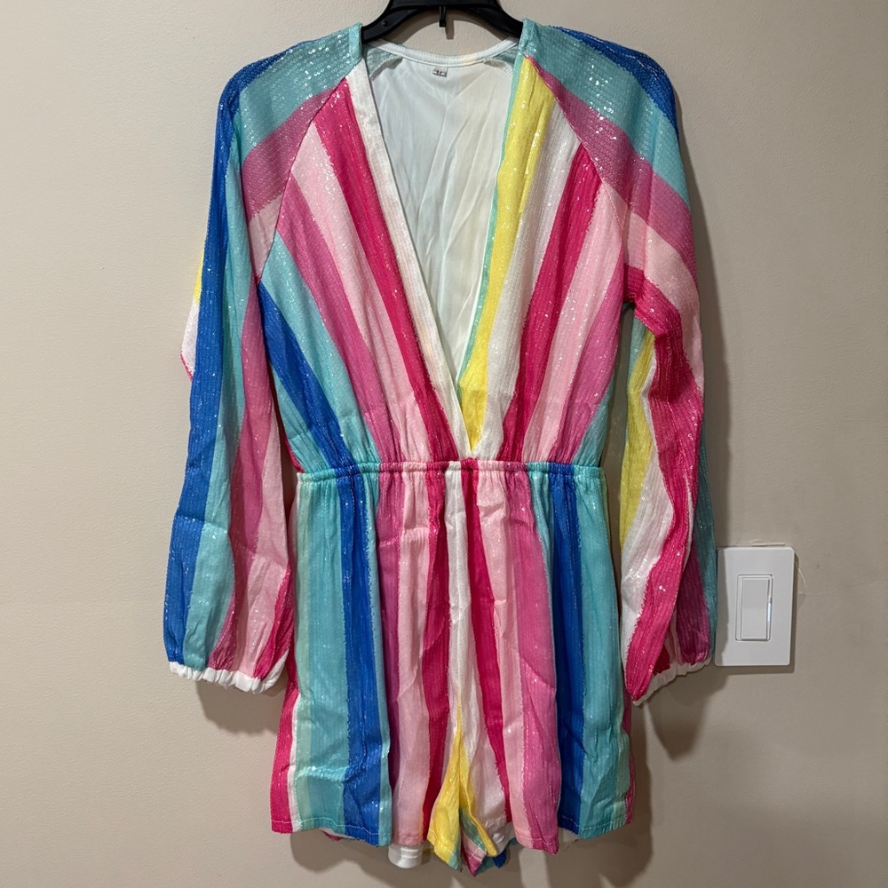 Multicolor Sparkly Romper